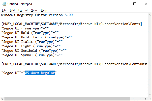 Standaard systeemlettertype wijzigen in Windows 10