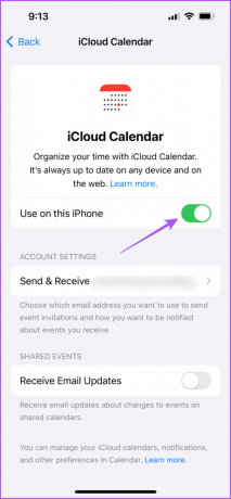 käytä tässä iphonessa icloud-kalenterissa iPhone