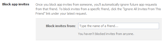 App-Einladungen blockieren