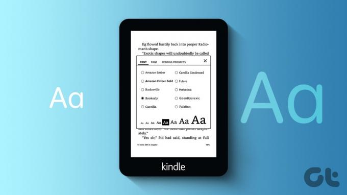 Kindle のフォント サイズを変更する