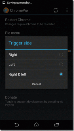 Chrome Pie per Android Xposed 7