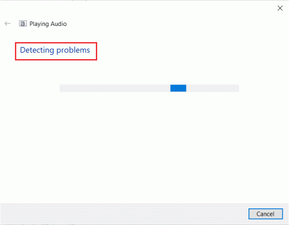 ตรวจพบปัญหาโดยการเล่นตัวแก้ไขปัญหาเสียง วิธีแก้ไขบริการเสียงไม่ทำงาน Windows 10