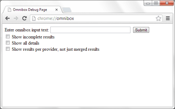 Omnibox Chrome