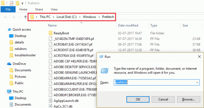 Poista väliaikaiset tiedostot Prefetch-kansiosta Windows |:ssa Korjaa Microsoft Compatibility Telemetry High Disk Usage Windows 10:ssä