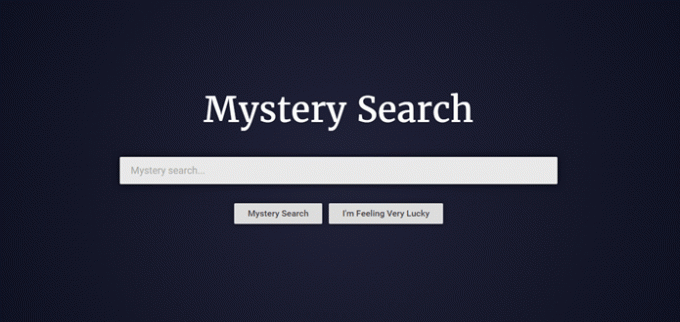 Mysteriöse Suche