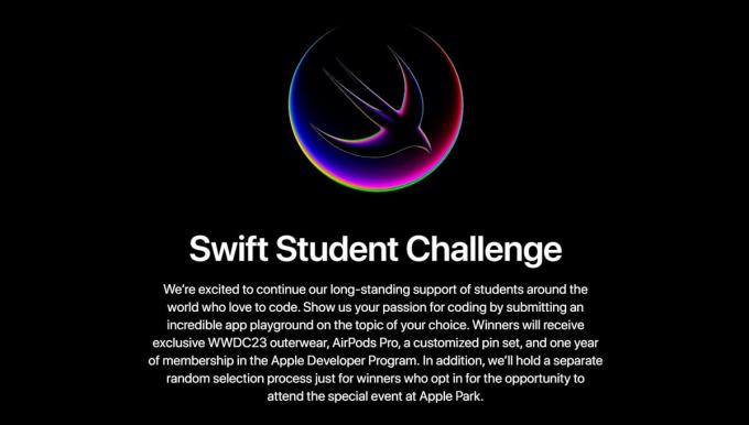 Az Apple a WWDC23 rendezvényen kihirdeti a Swift Student Challenge nyerteseit