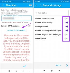 Szöveges üzenetek automatikus továbbítása másik telefonra vagy számítógépre Androidon
