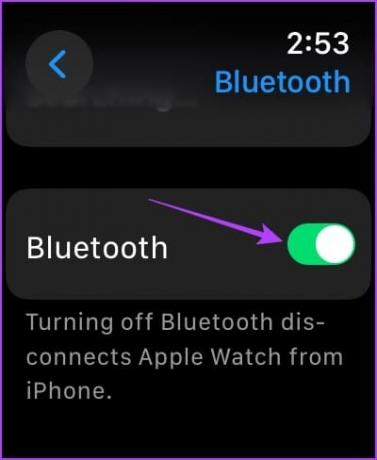 Zapnite prepínač pre Bluetooth