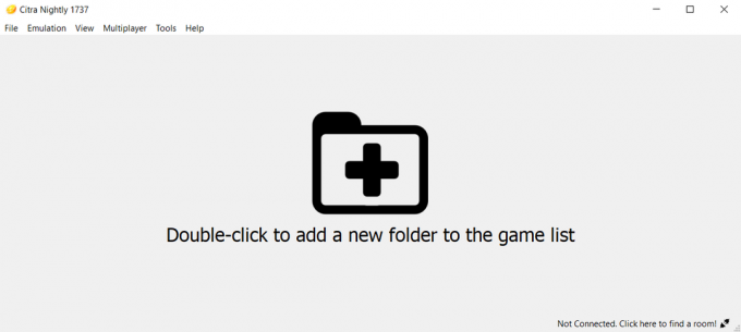 Doppelklicken Sie wie gesagt auf den Bildschirm, um Spiele hinzuzufügen. So spielen Sie 3DS-Spiele auf dem PC