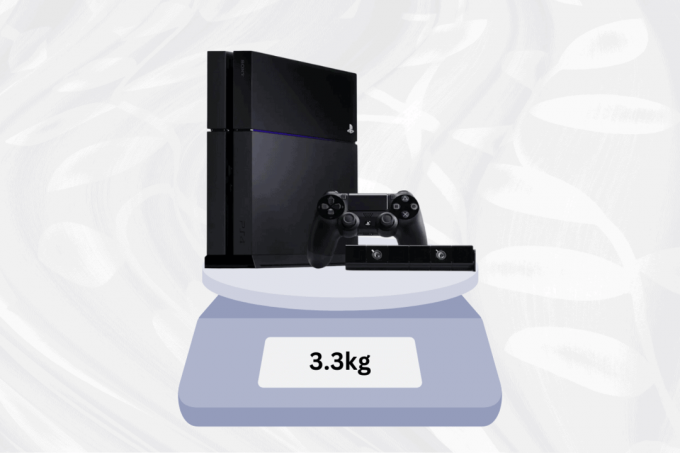 Hoeveel weegt een PS4