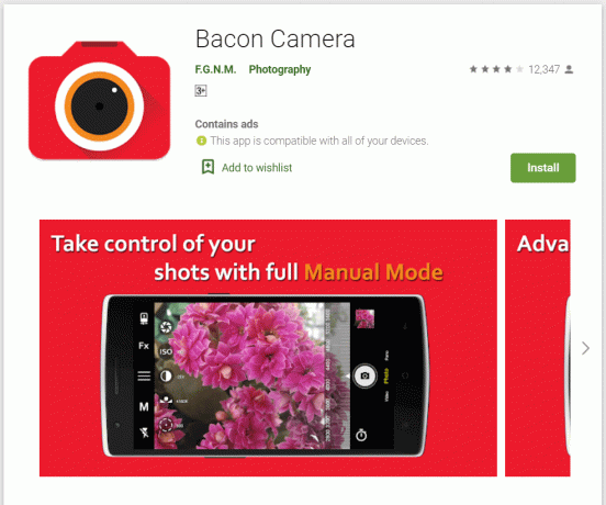 Bacon kamera
