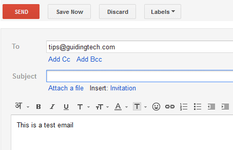 Test e-mail