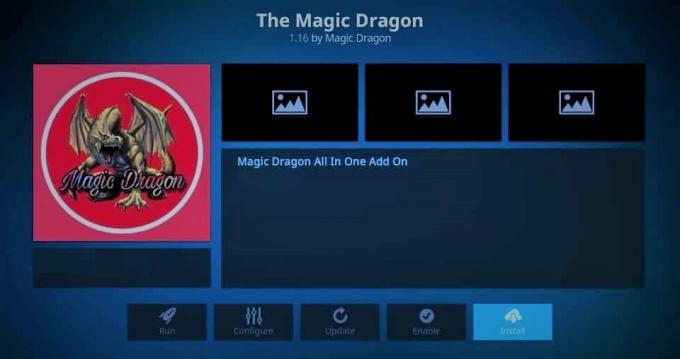 Magische Draak. Beste add-ons voor 3D-films op Kodi