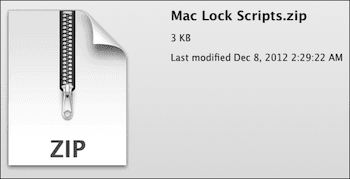ZIP-Datei mit Mac-Sperrskripten