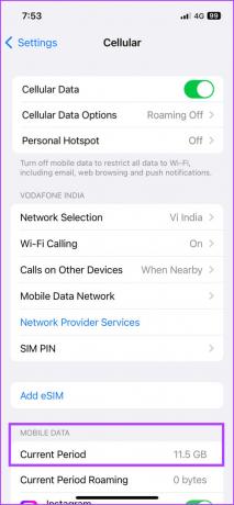 Skontrolujte využitie mobilných dát na iPhone