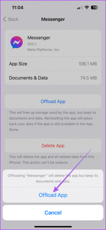 Laden Sie die Messenger-App auf das iPhone herunter