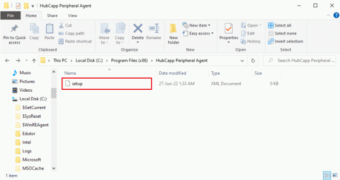 Doppelklicken Sie auf die Datei setup.xml. Beheben Sie den Fehler „Der Prozess kann nicht auf die Datei zugreifen“ unter Windows 10