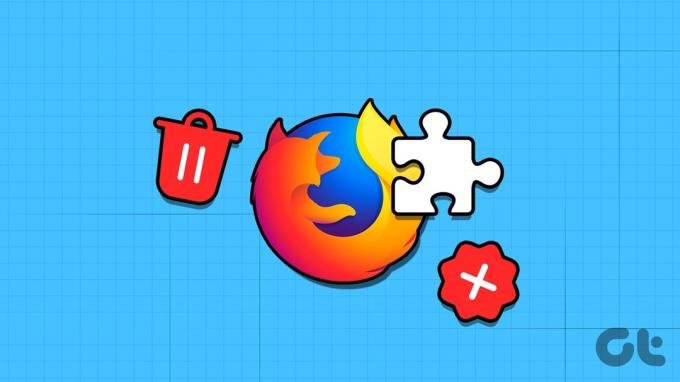 wyłącz lub usuń rozszerzenia w przeglądarce Firefox