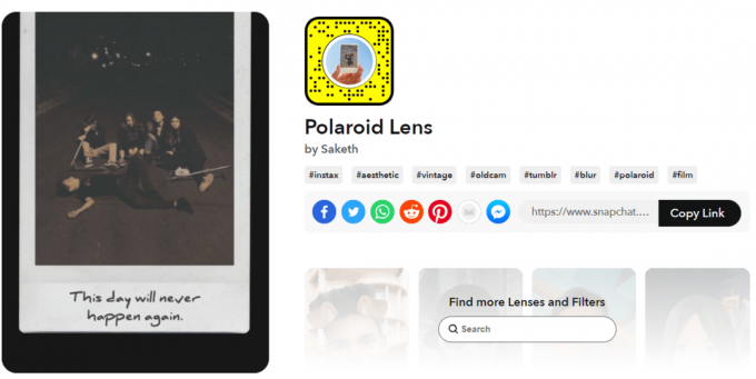 2. Polaroidový objektív | Najlepšie snapchat filtre pre chlapcov a dievčatá