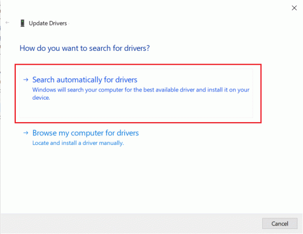 Busca conductores automáticamente. Reparar el sonido sigue cortándose en Windows 10