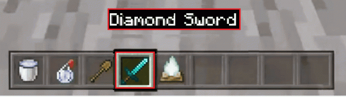 Diamantschwert verwenden