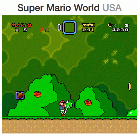 נסבוקס Super Mario World Running