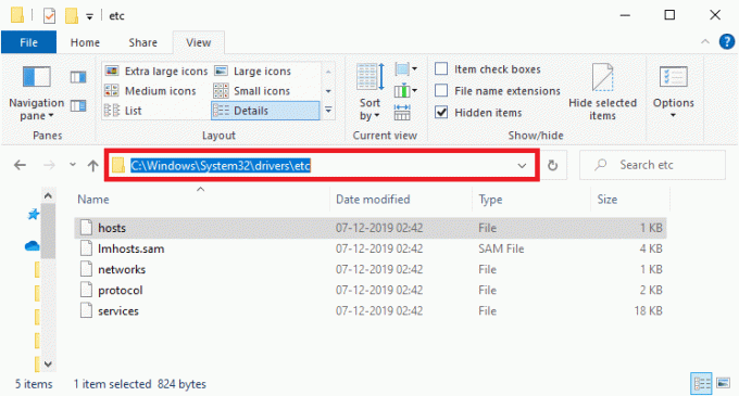 انسخ والصق المسار التالي في مسار التنقل الخاص بـ File Explorer. كيفية إلغاء حظر المواقع على جوجل