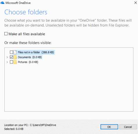 이제 표시하려는 폴더를 확인하십시오 | OneDrive 사용 방법: Microsoft OneDrive 시작하기