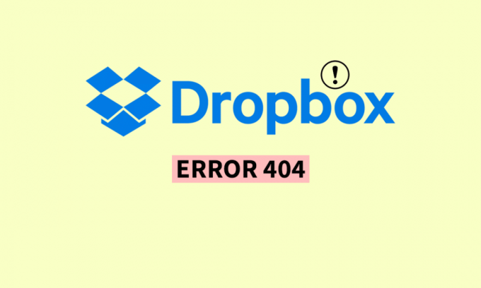Correggi l'errore 404 di Dropbox