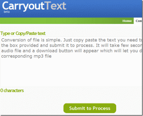 CarryoutText يحول النص بسرعة إلى ملف صوت MP3