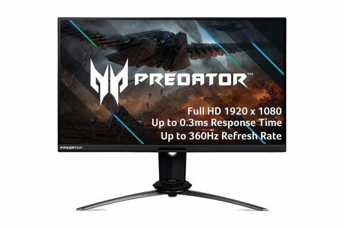 cel mai bun monitor pentru jocuri de 360 ​​Hz Acer Predator X25