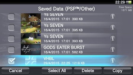 Ps Vita Vhbl Salvesta fail