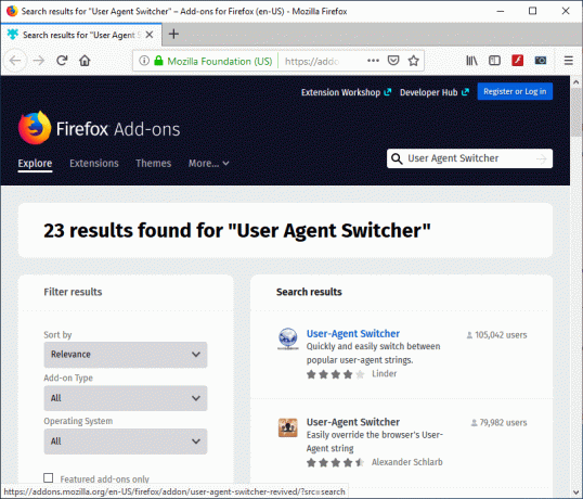 Пошук перемикача агента користувача | Доступ до мобільних веб-сайтів за допомогою настільного браузера