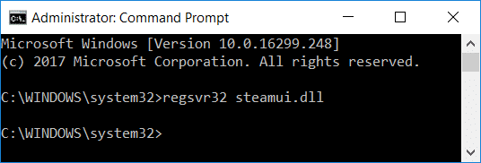 steamui.dll dosyasını yeniden kaydettirin regsvr32 steamui | Steam Hatasını Düzeltme steamui.dll yüklenemedi