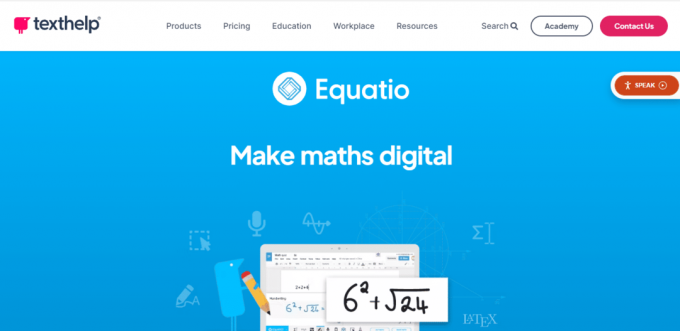 Offizielle Website von Equatio