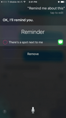 Erinnere mich an diese Siri-Bestätigungsnachrichten für iOS 9
