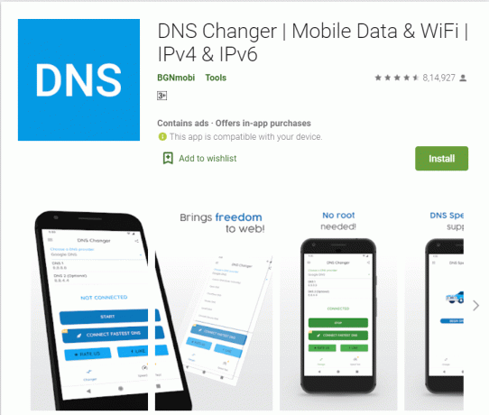 DNS-skifter | blokere upassende websteder på Android