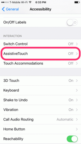 Iphone Hjem-knapp Ios 10 Innstillinger Assistivetouch 5