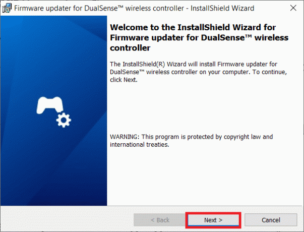 Faceți clic pe Următorul în fereastra InstallShield Wizard