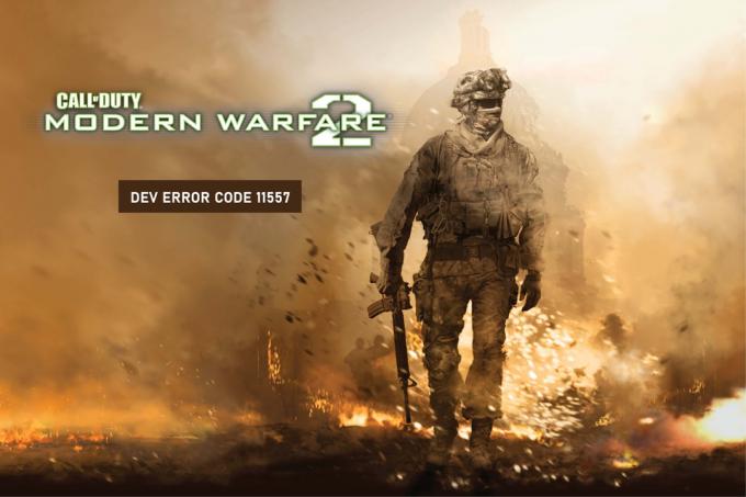Modern Warfare 2 ontwikkelaarsfout 11557