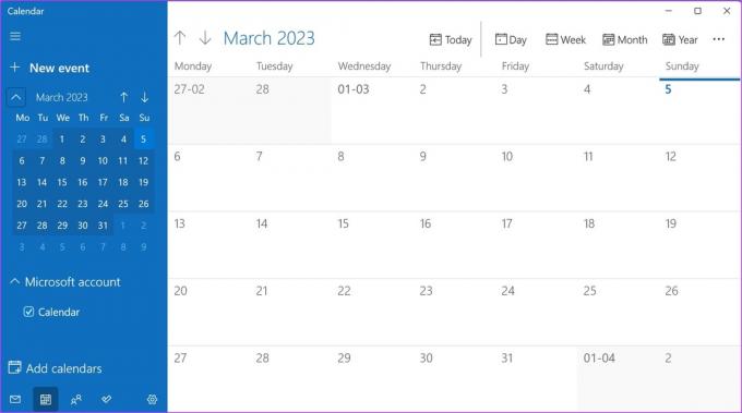 Kalendarz programu Outlook — uniwersalna aplikacja kalendarza
