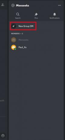 Klepnite na možnosť Nová skupina DM. Ako odstrániť niekoho zo skupiny Discord