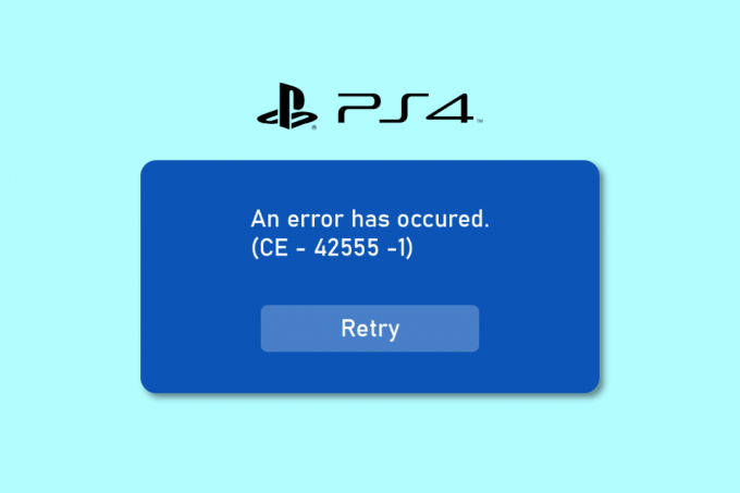 Ret PS4-fejl CE 42555 1 problem