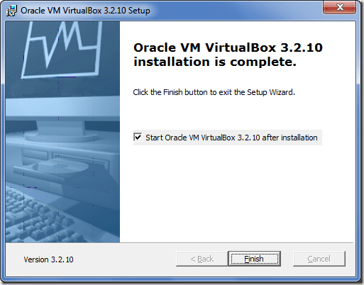 Iniciar Oracle después de la instalación Miniatura