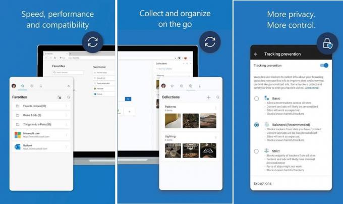 Microsoft Edge | Najlepsze przeglądarki na Androida do surfowania po Internecie