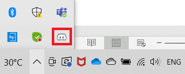 desni klik na Discord ikonu u njemu