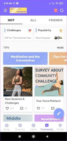 Dagelijkse yoga-app 2