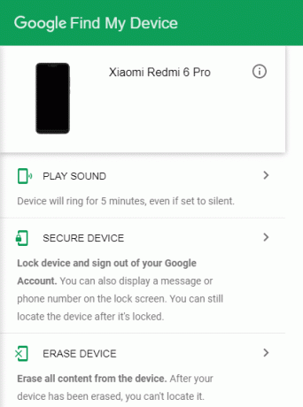 Mit dieser Option können Sie alle Daten Ihres Telefons löschen