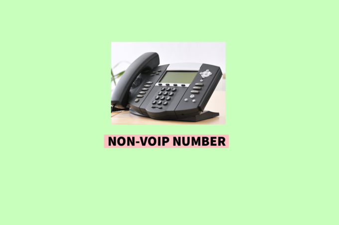 Apa itu Nomor Non-VoIP yang direvisi