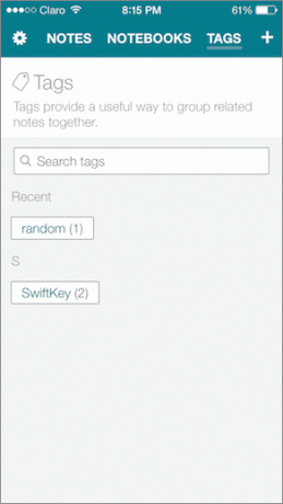 Etiquetas Swiftkey